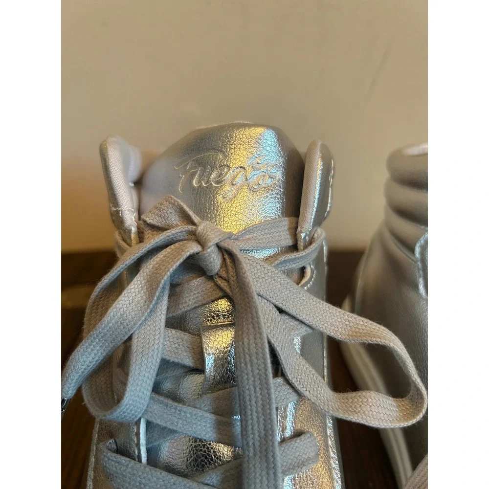 FUEGO Unisex High Top Dance Sneakers Women's 12 Men's 11